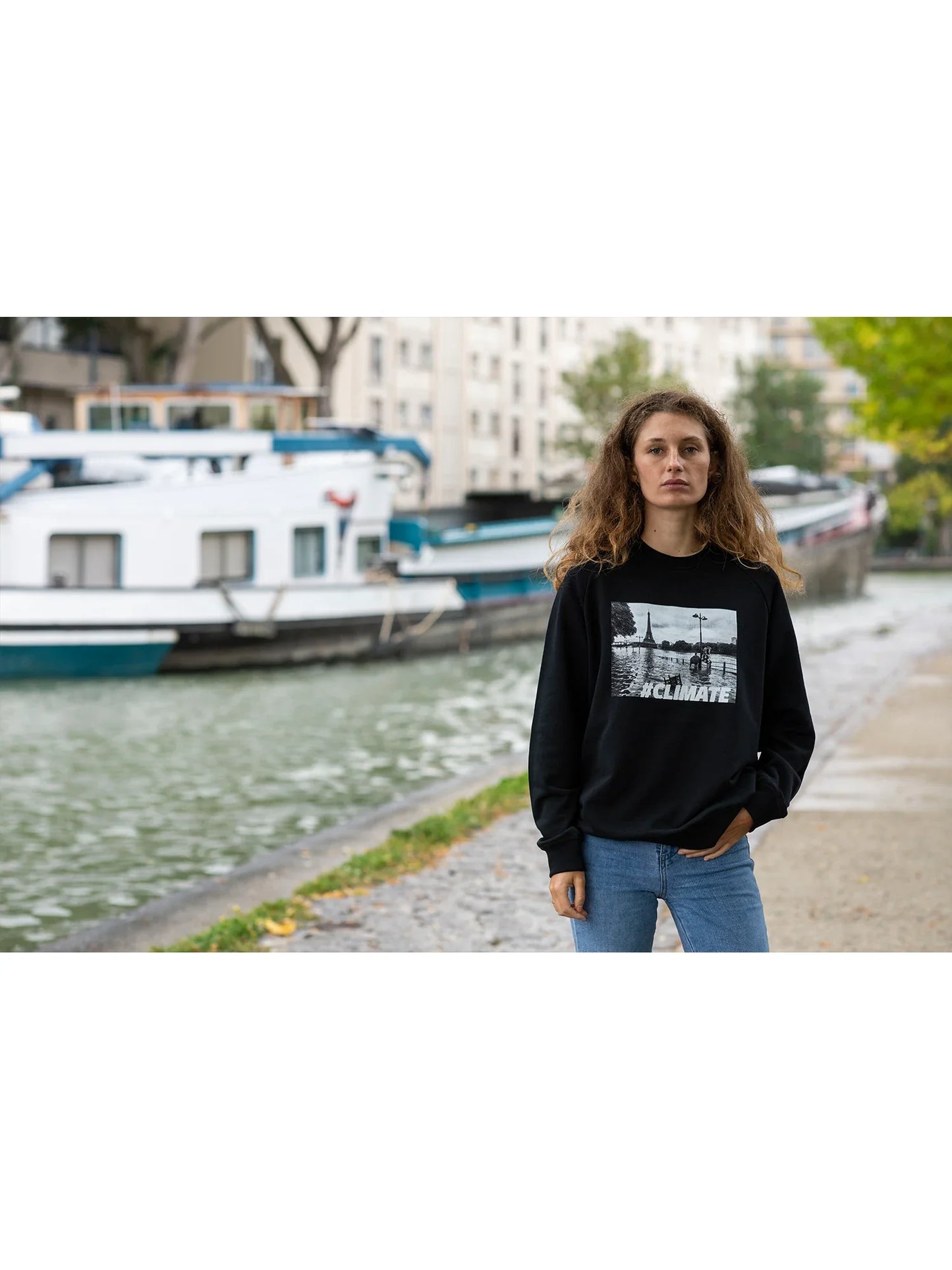 Sweat Climate - Gris chiné -f