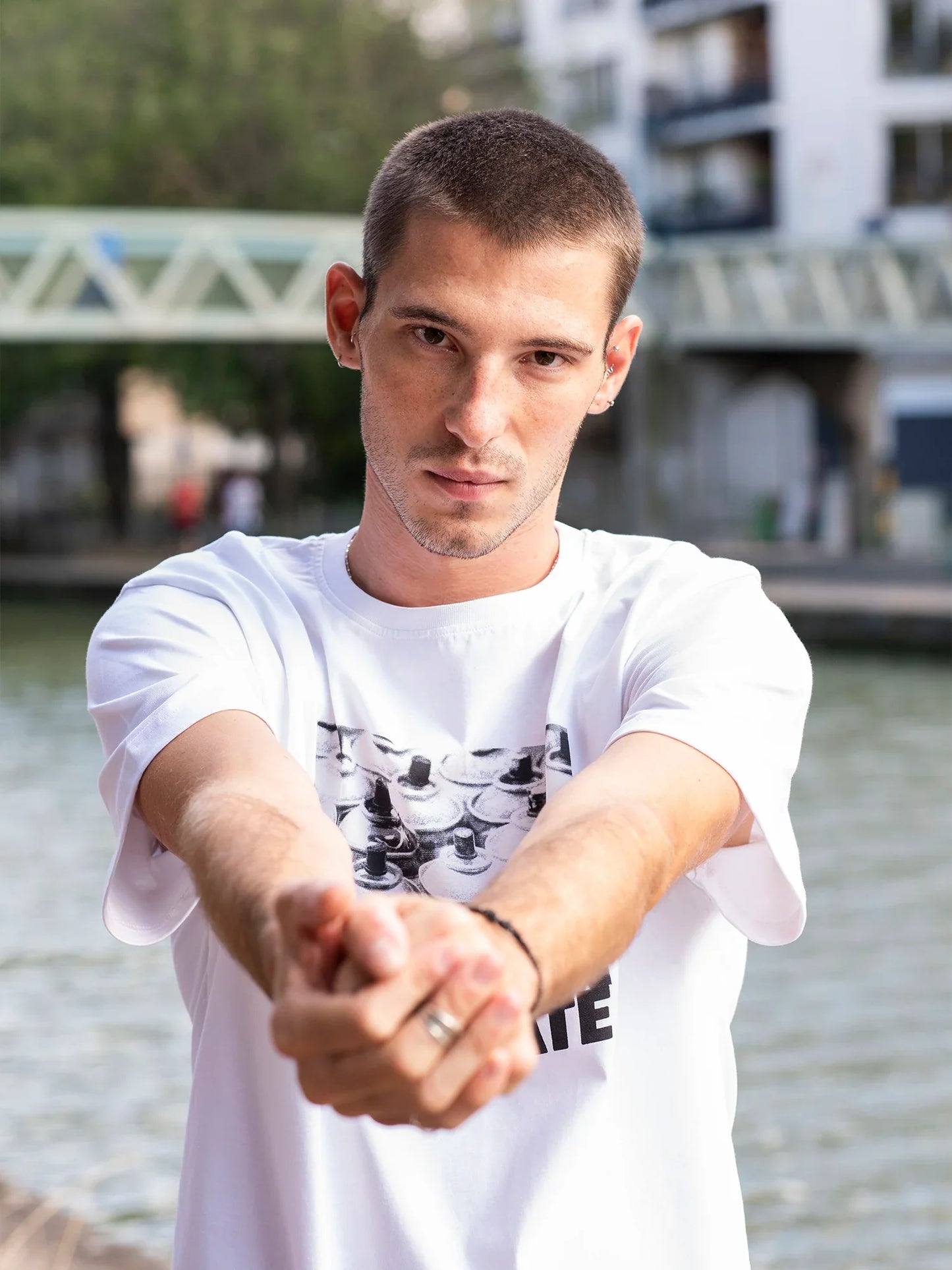 T-shirt Create - Blanc -h
