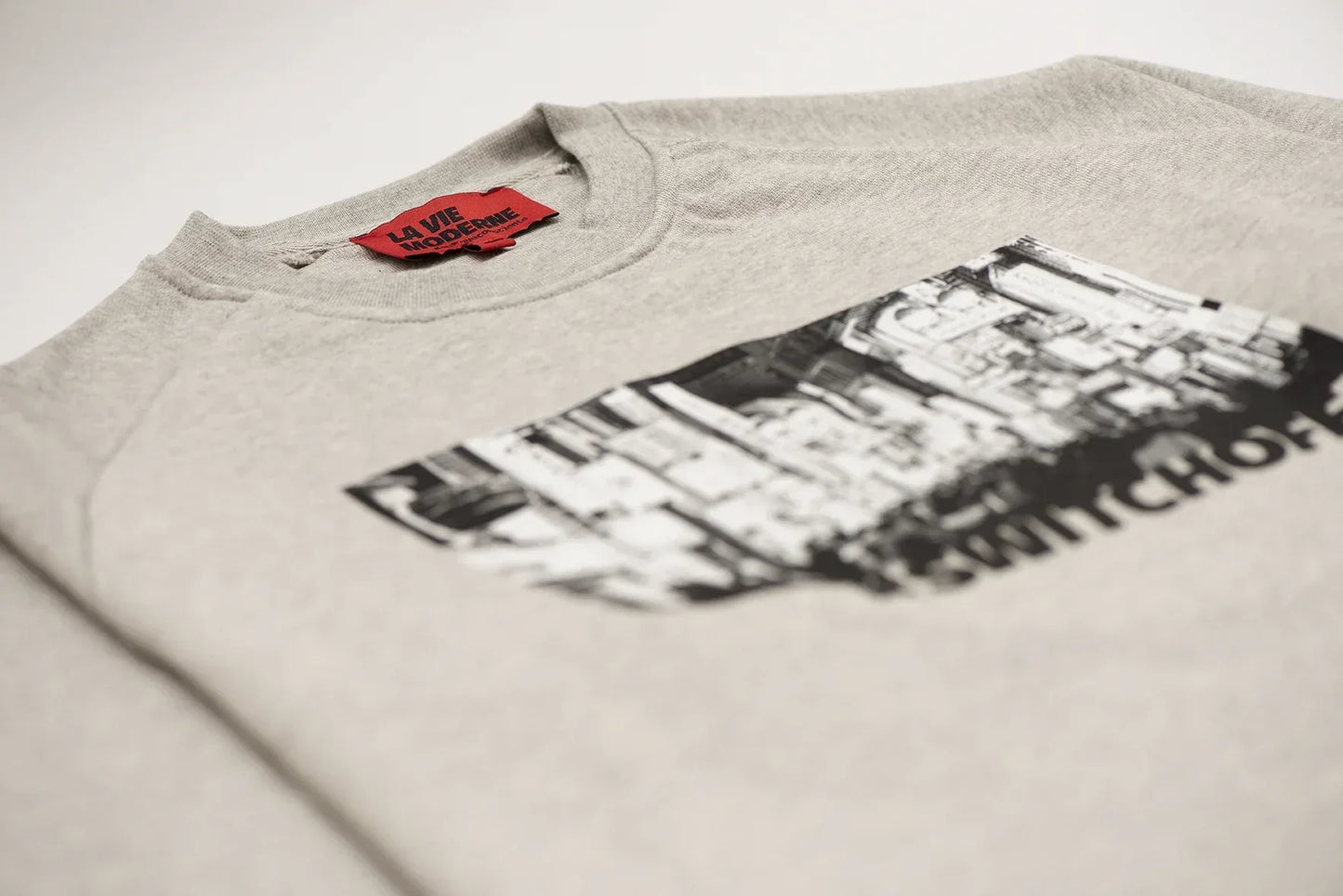 Sweat Switch Off - Gris chiné -f