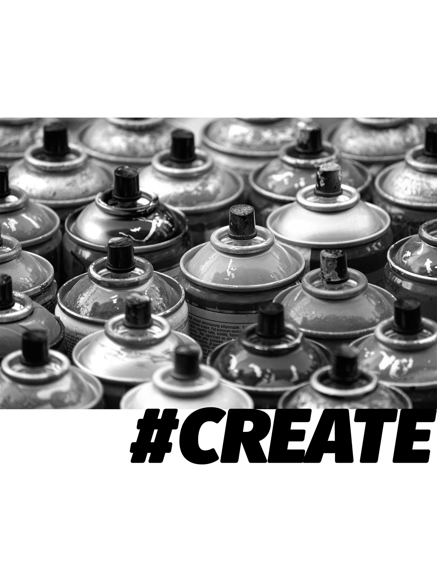 T-shirt Create - Noir -h