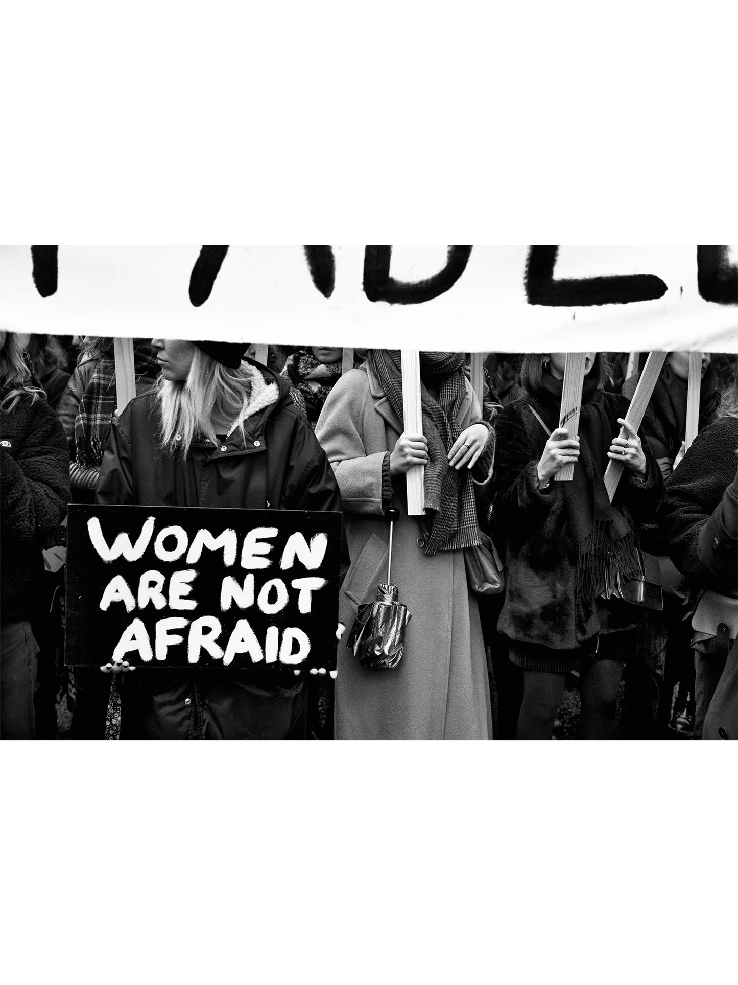 T-shirt Not Afraid - Noir -h