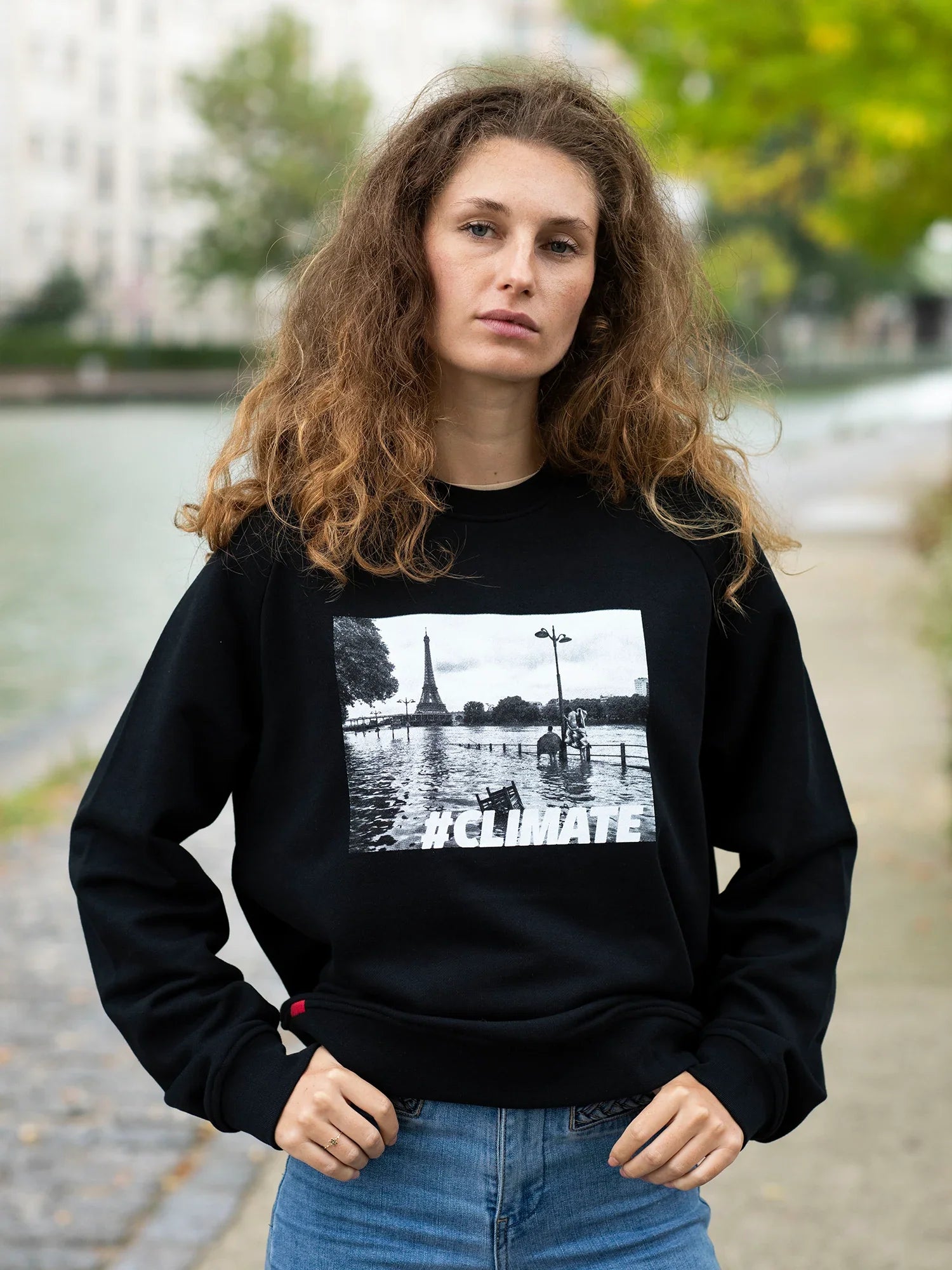 Sweat Climate - Gris chiné -f
