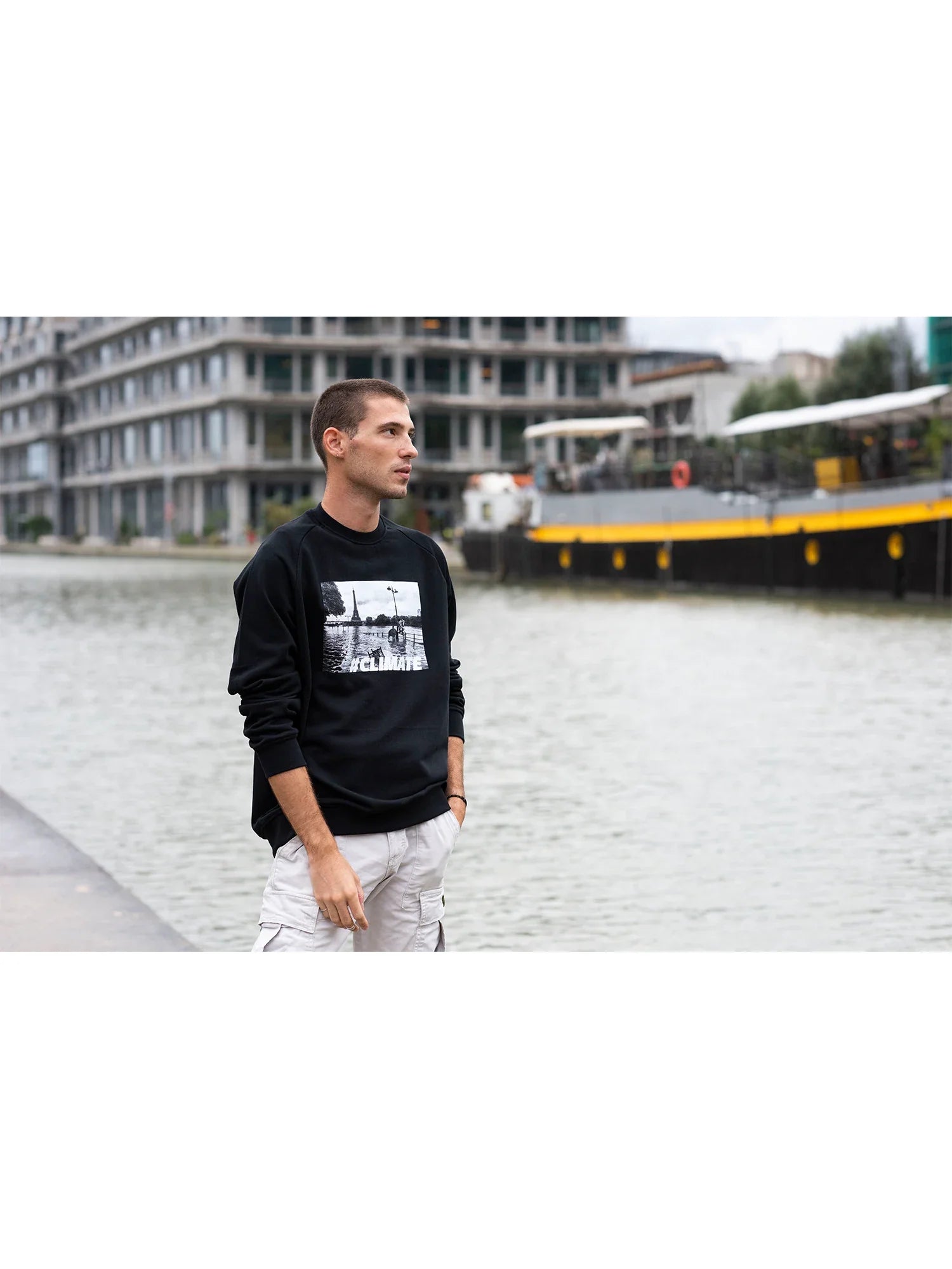 Sweat Climate - Gris chiné -h