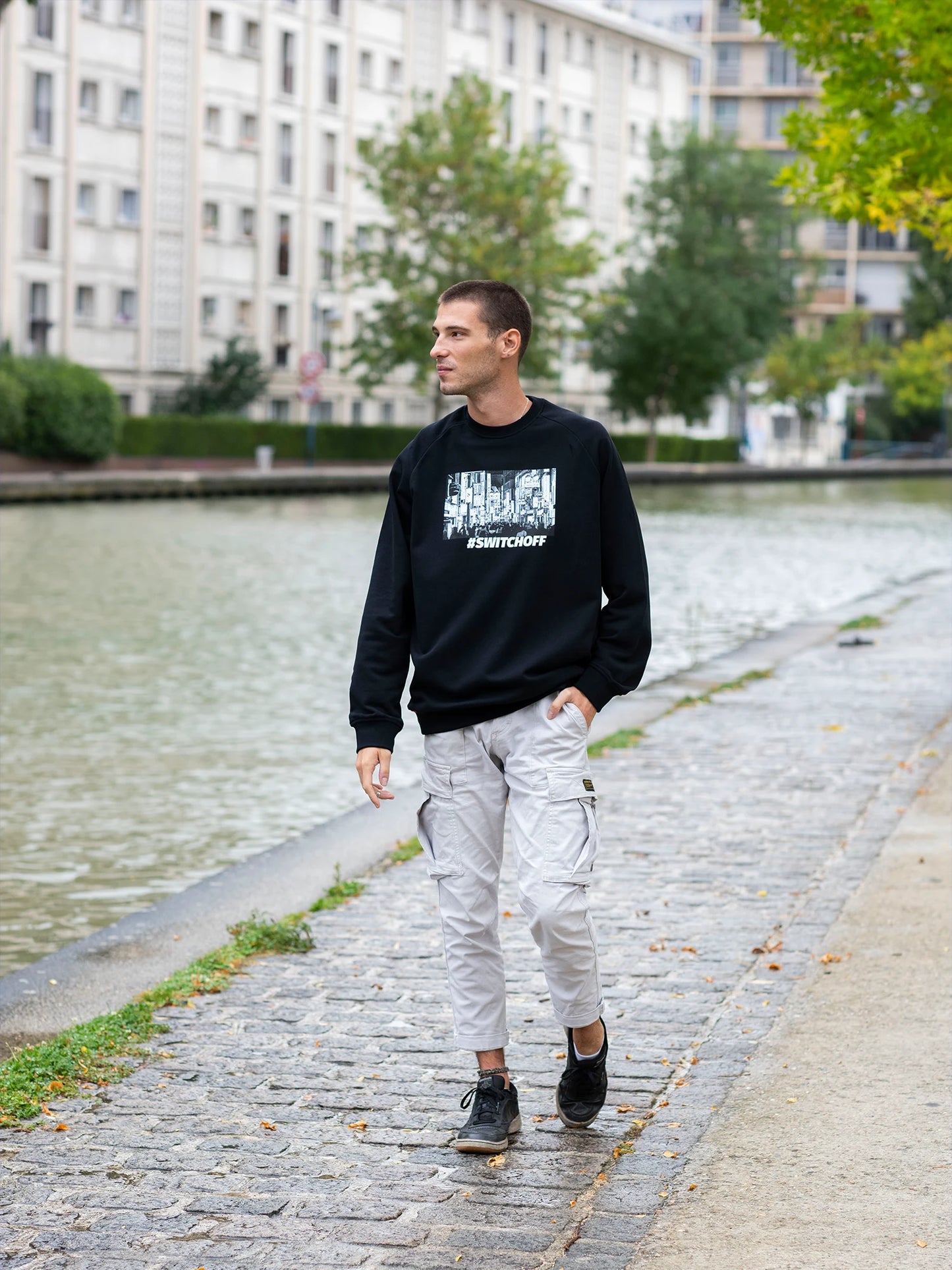 Sweat Switch Off - Noir -h