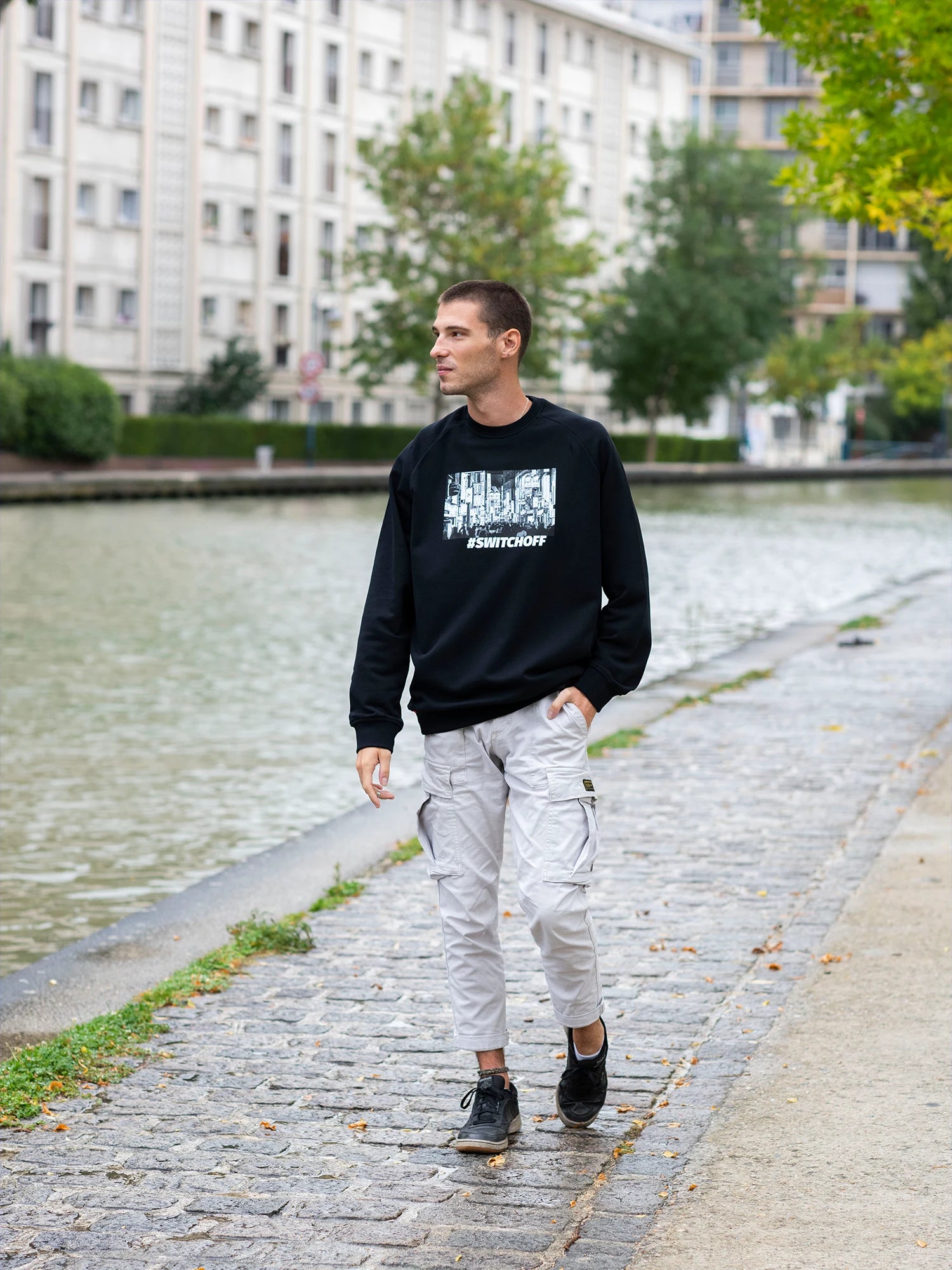 Sweat Switch Off - Noir -h