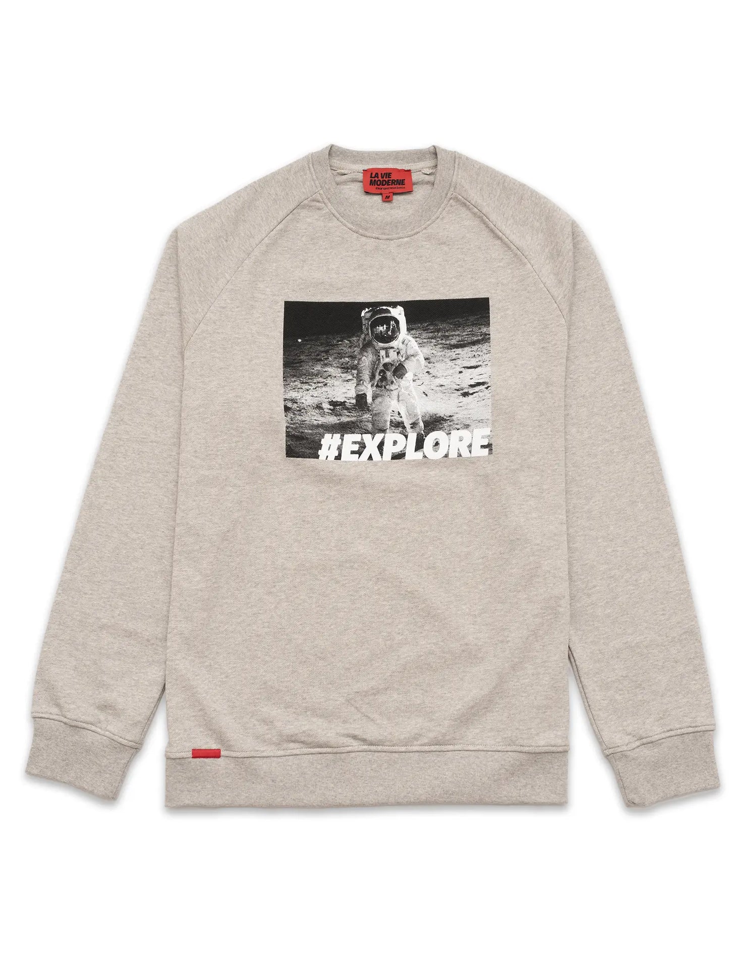 Sweat Explore - Gris chiné -h