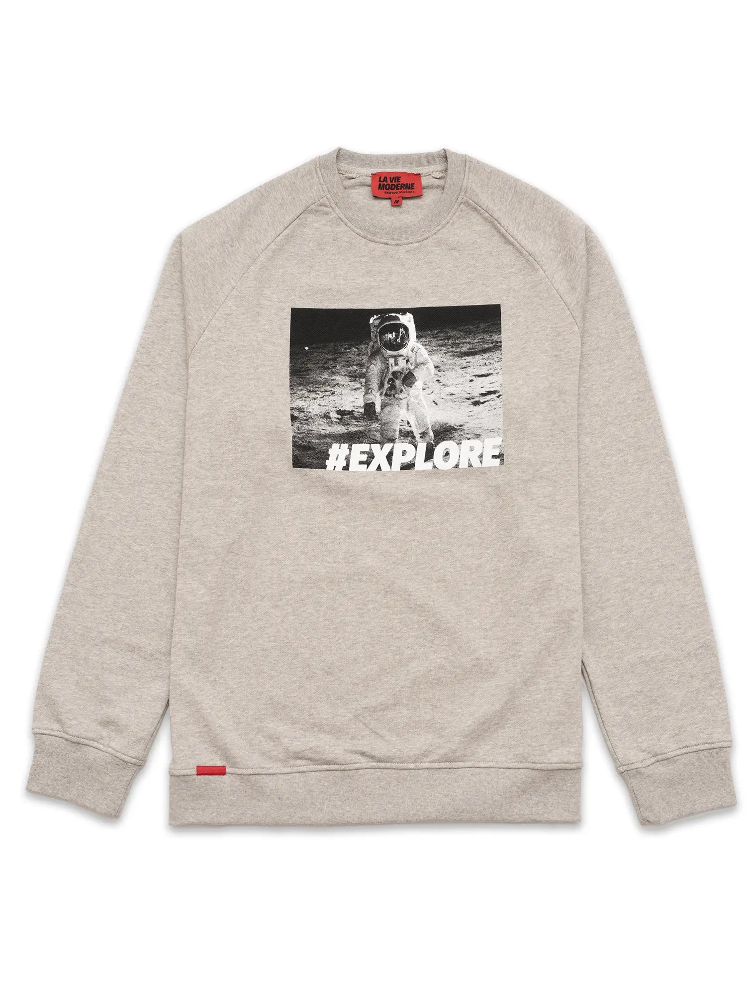 Sweat Explore - Gris chiné -h