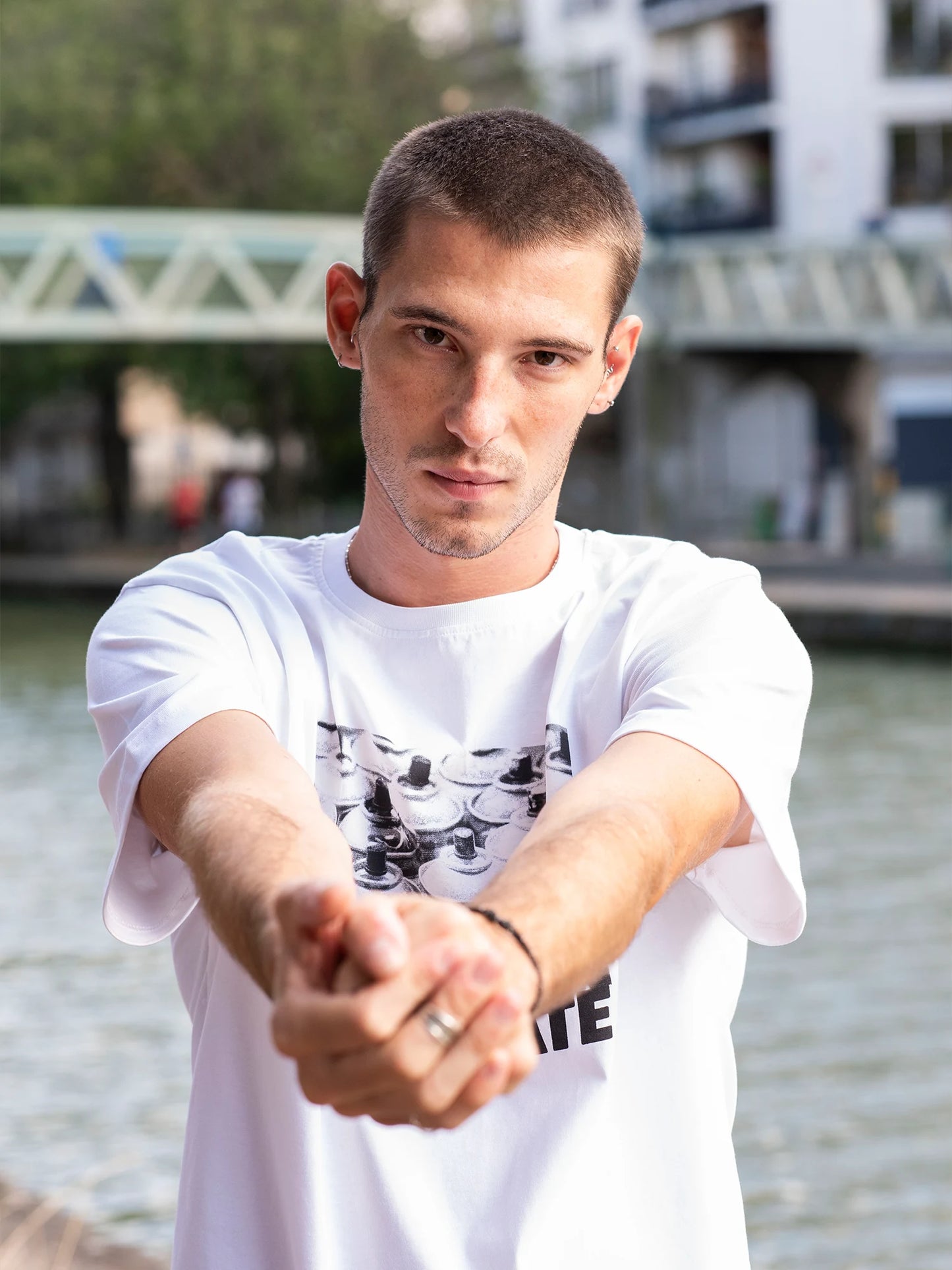 T-shirt Create - Noir -h