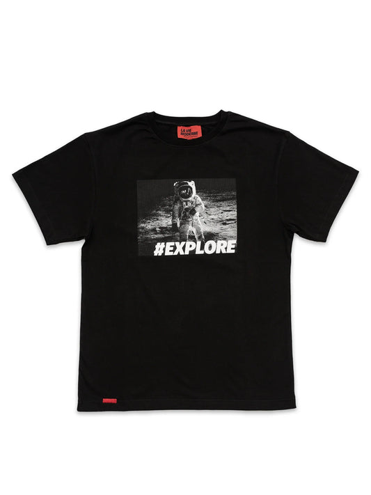 T-shirt Explore - Noir -f