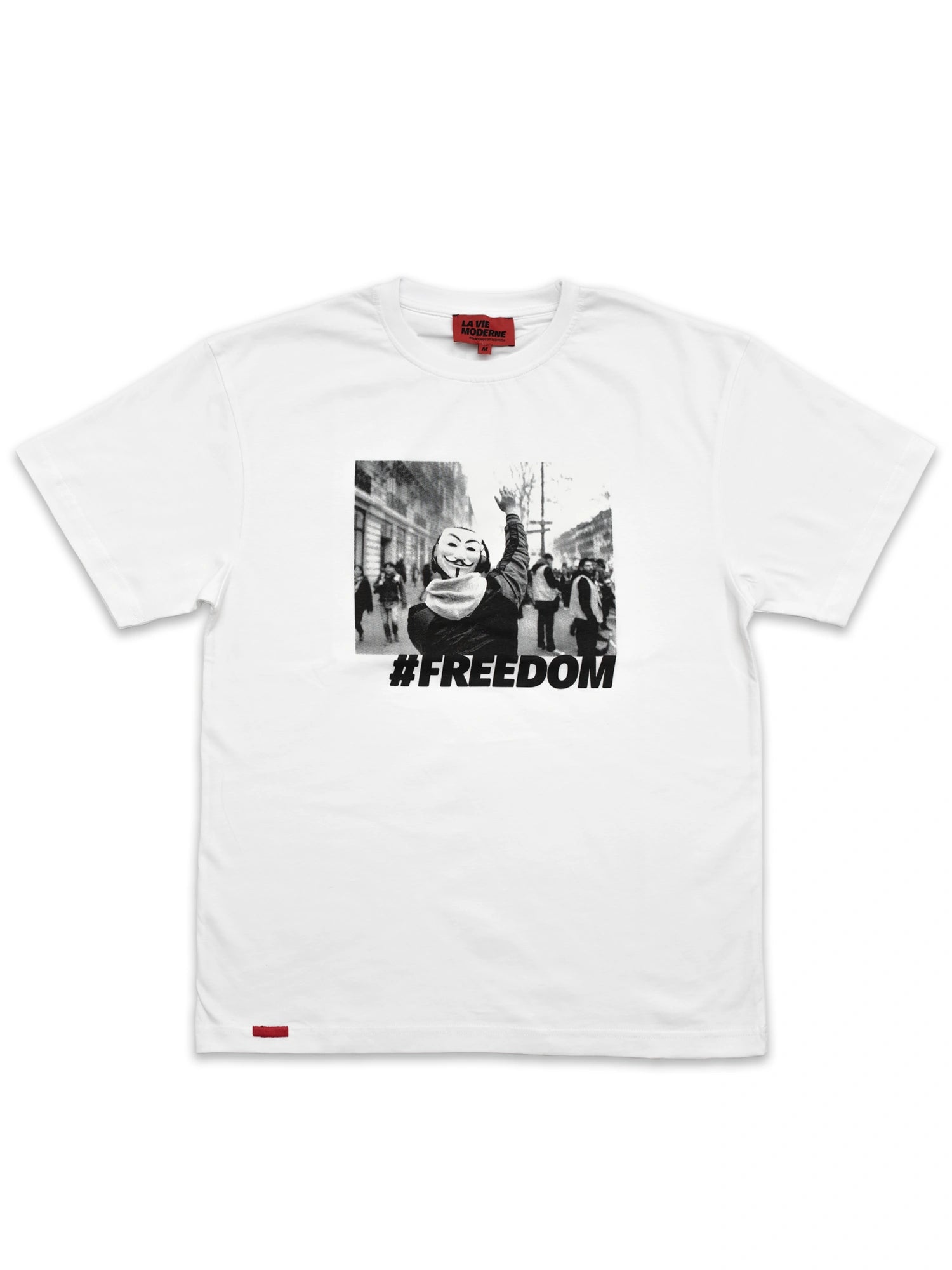 T-shirt Freedom - Blanc -h