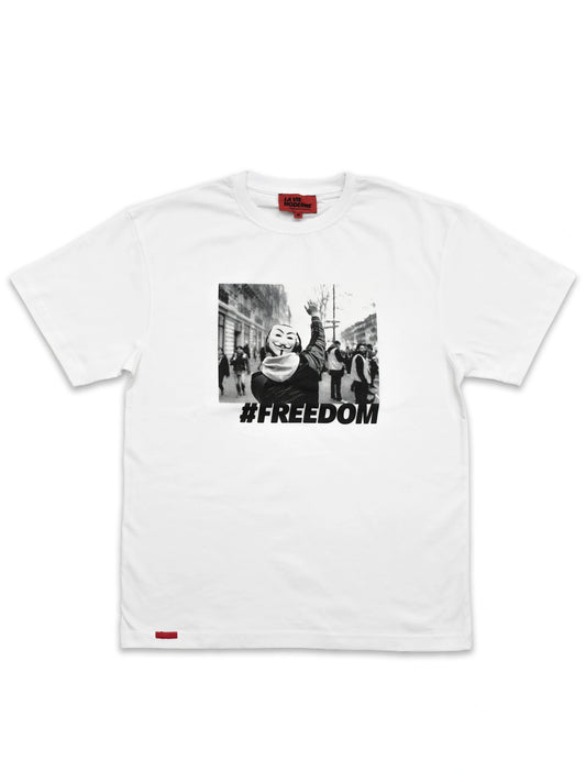 T-shirt Freedom - Blanc -h
