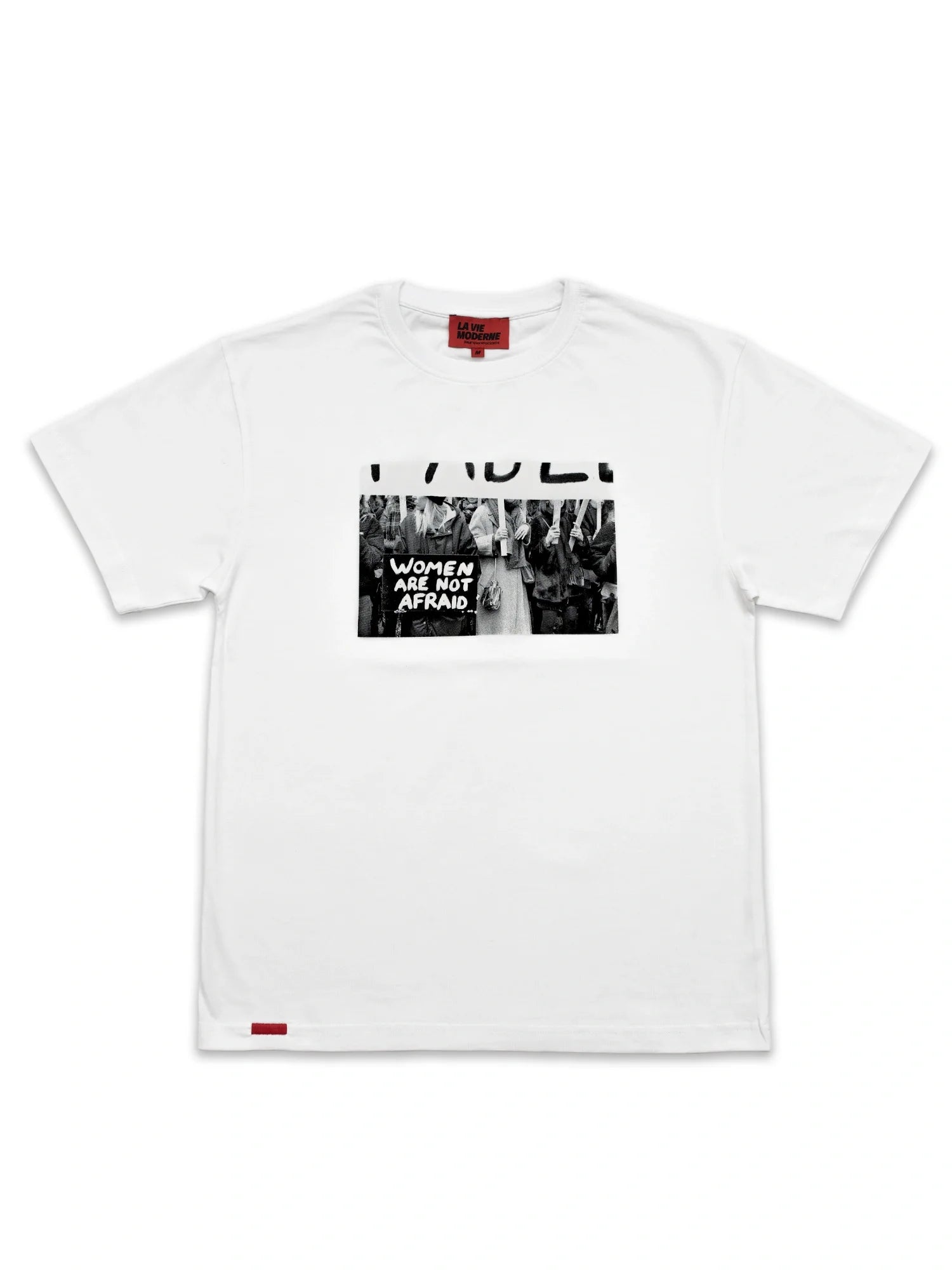 T-shirt Not Afraid - Blanc -h
