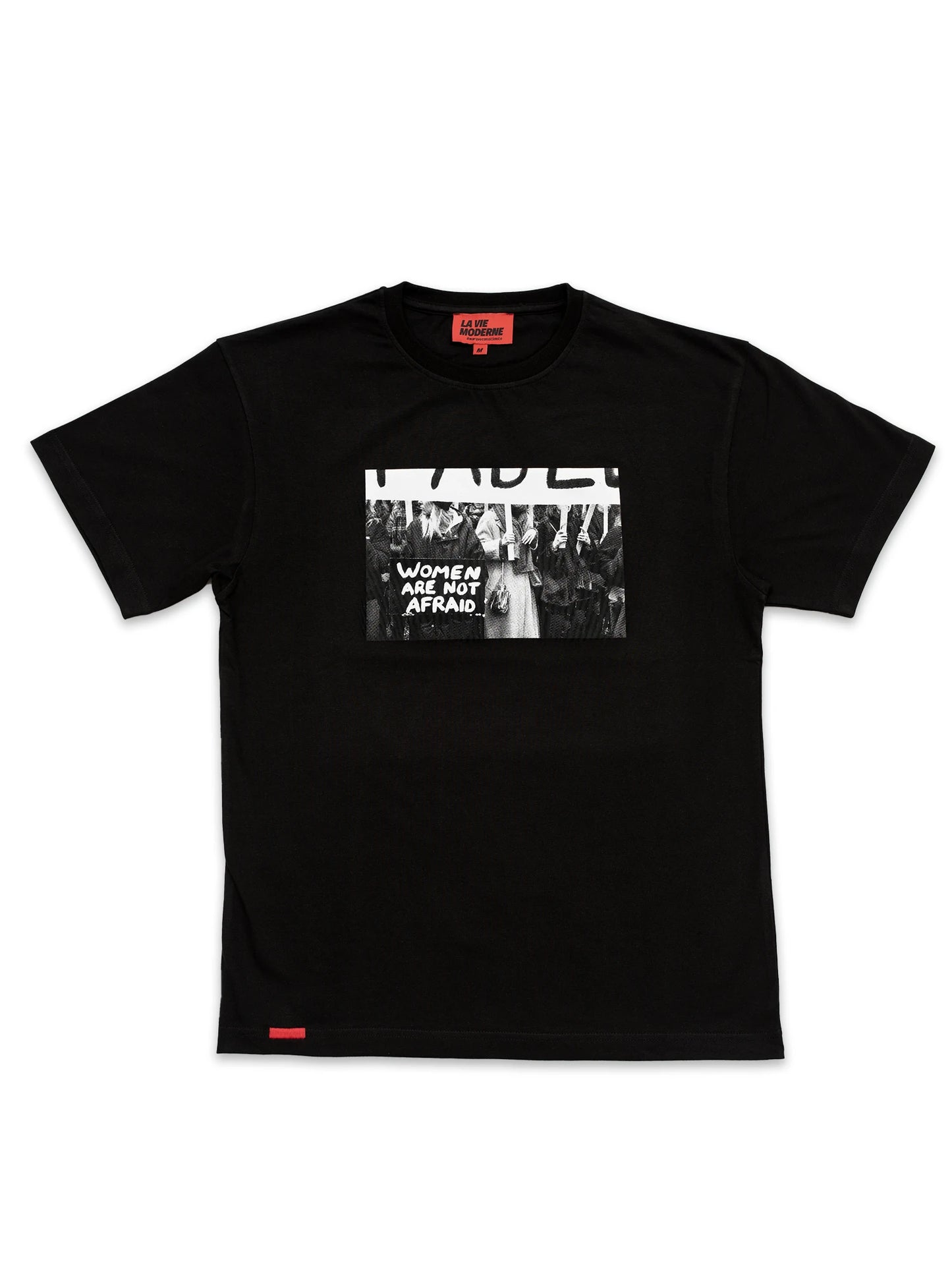 T-shirt Not Afraid - Noir -h