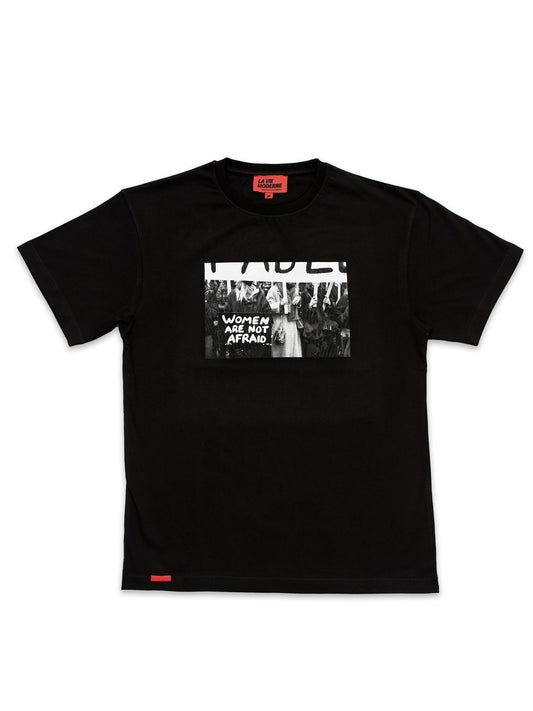 T-shirt Not Afraid - Noir -h