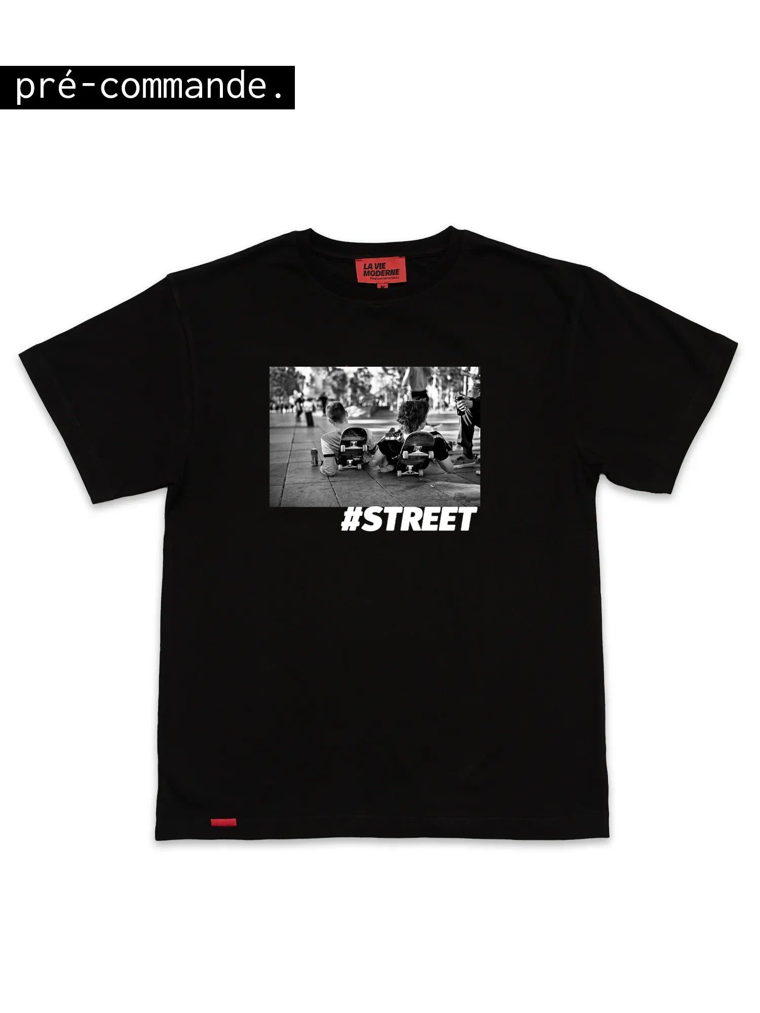 T-shirt Street - Noir -h