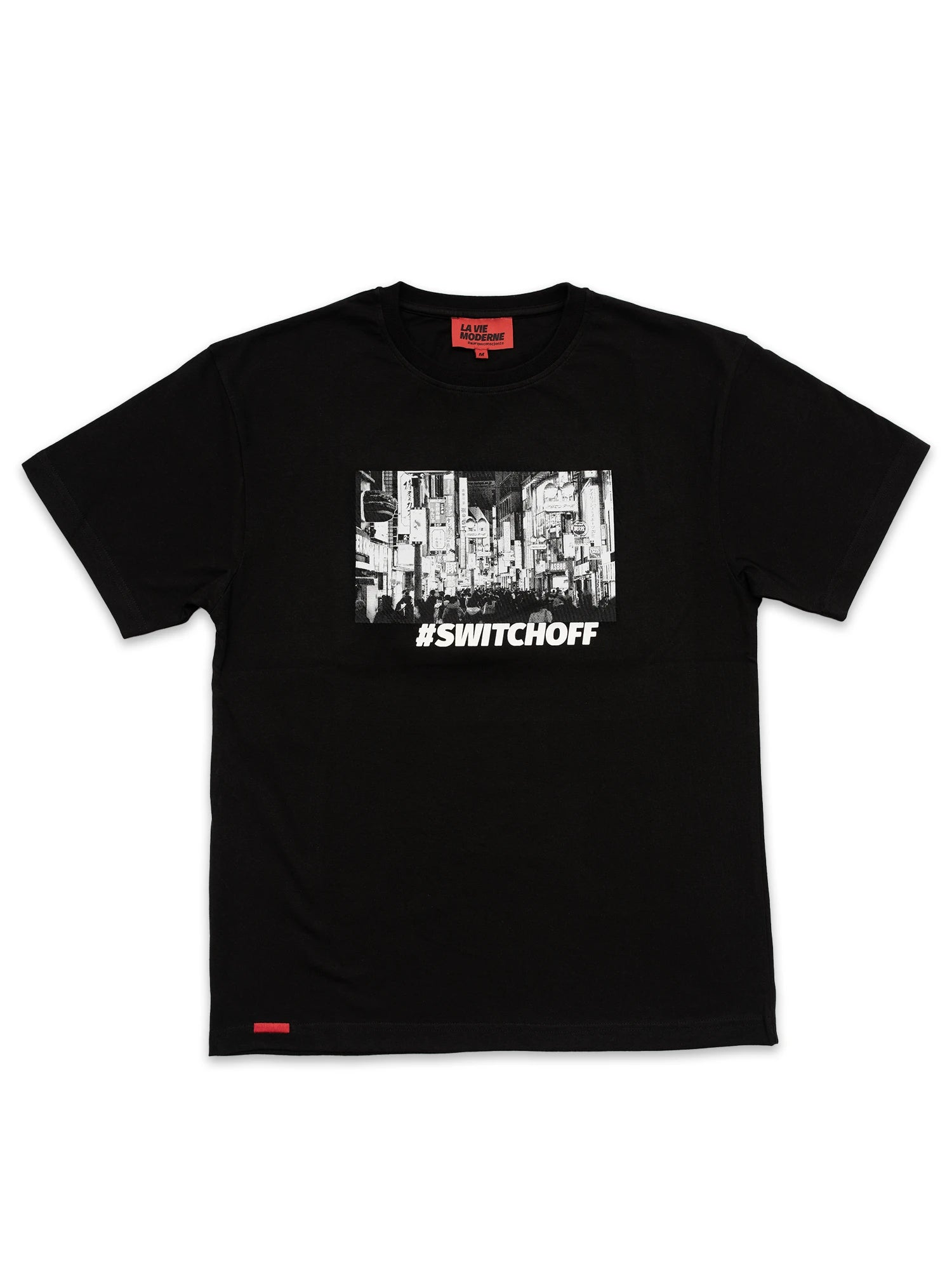 T-shirt Switch Off - Noir -h
