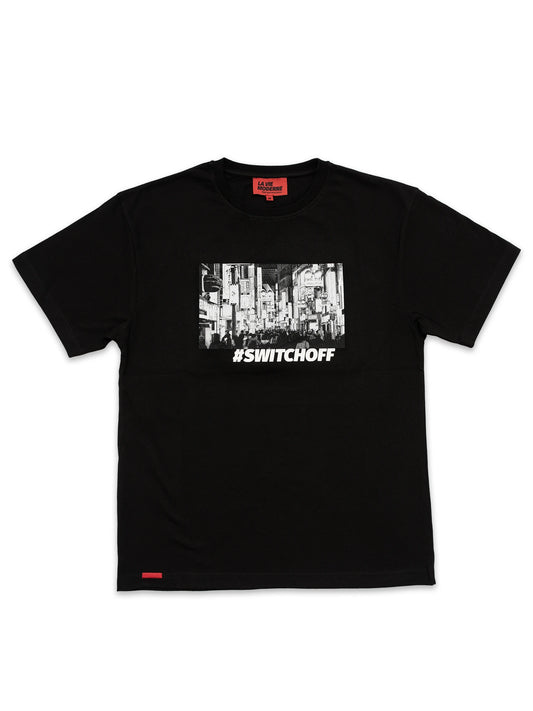 T-shirt Switch Off - Noir -h