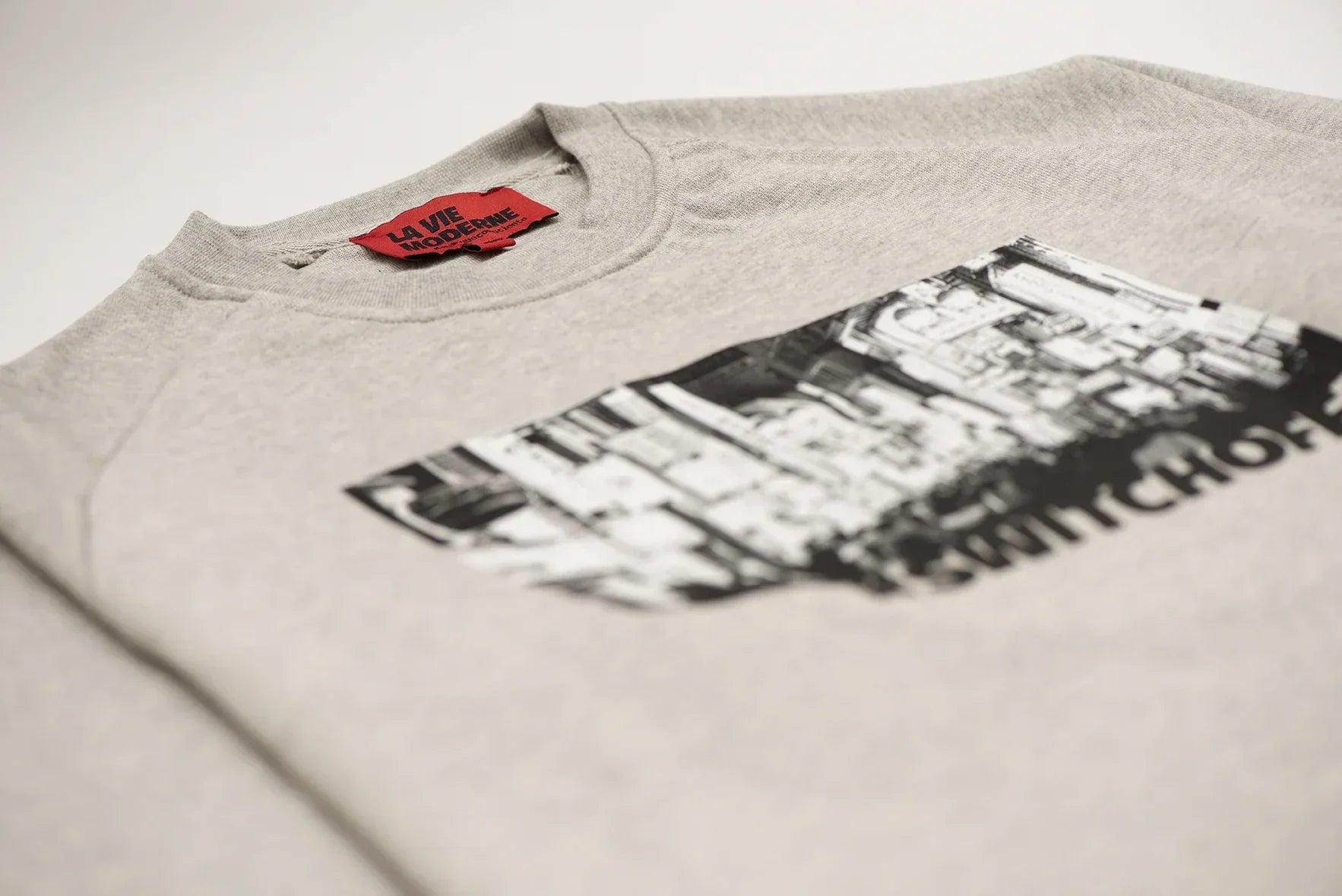 Sweat Switch Off - Gris chiné -f