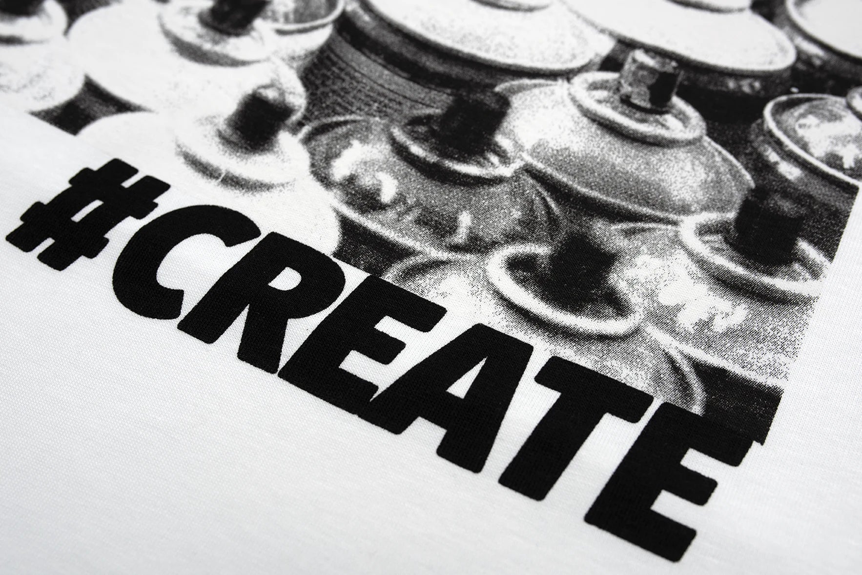 T-shirt Create - Blanc -f