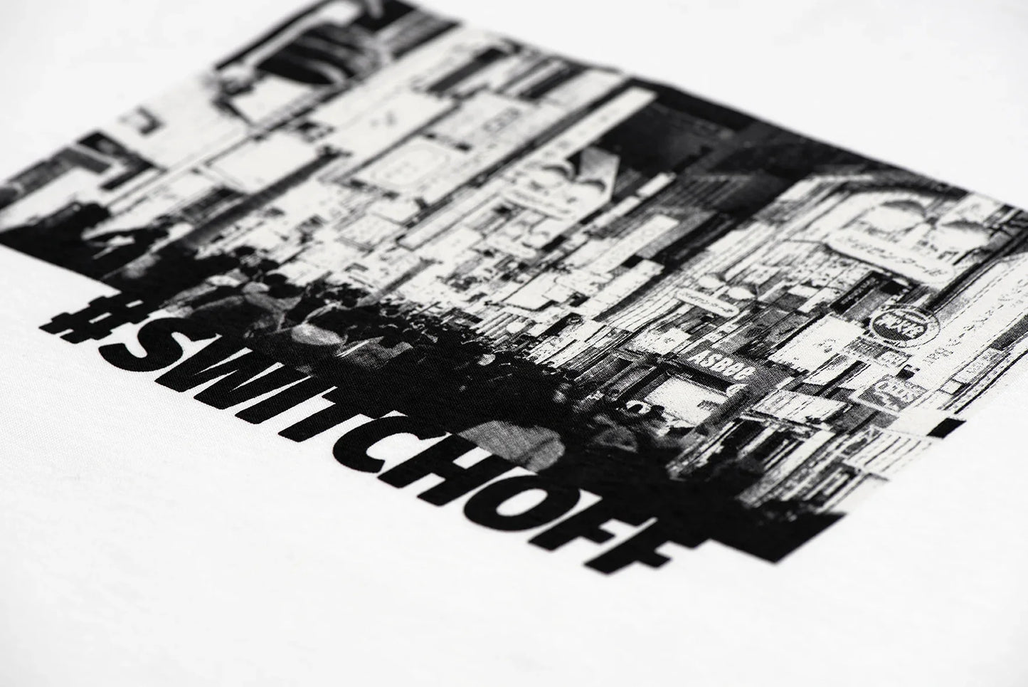 T-shirt Switch Off - Blanc -f