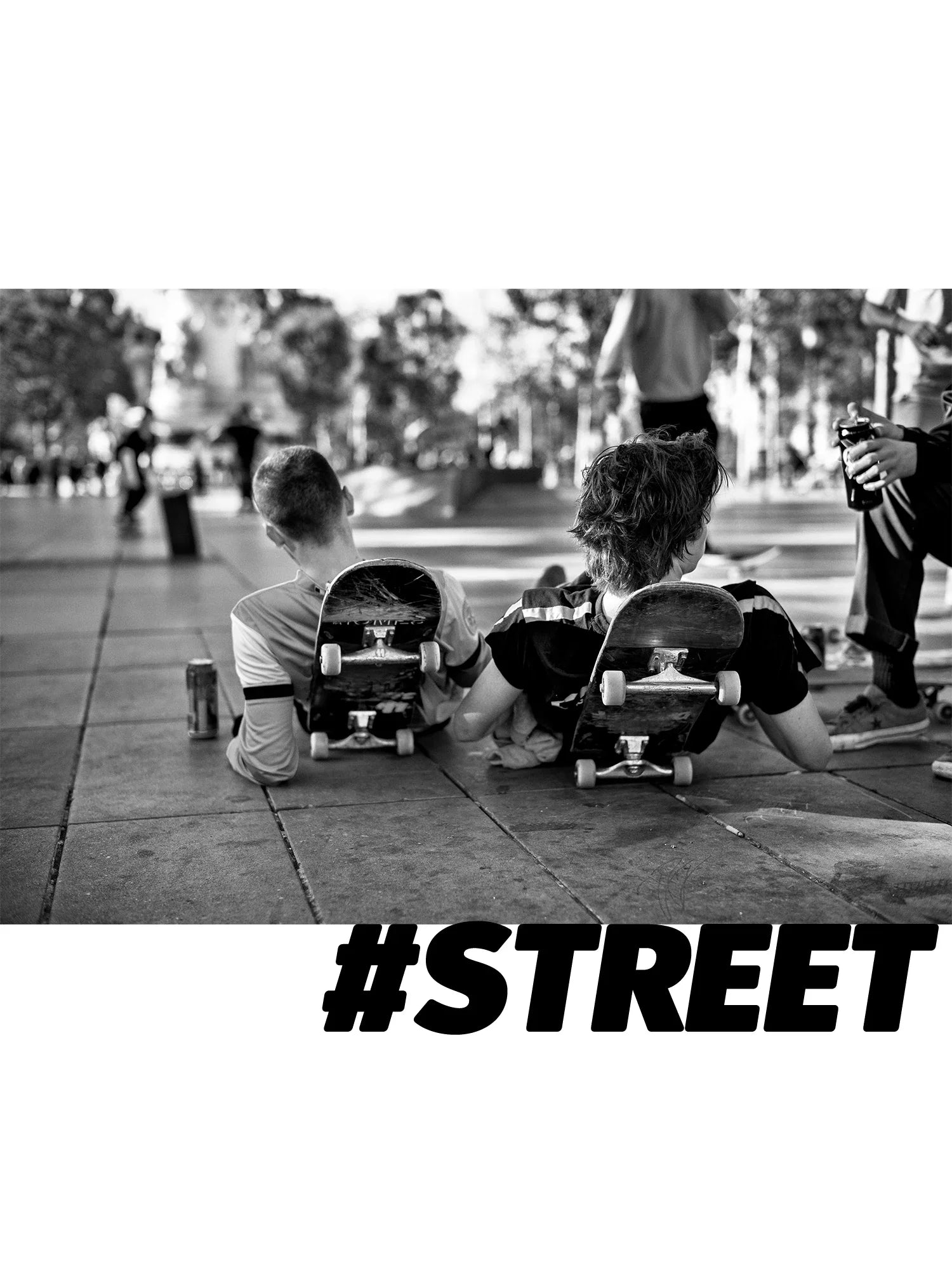 Sweat Street - Gris chiné -f