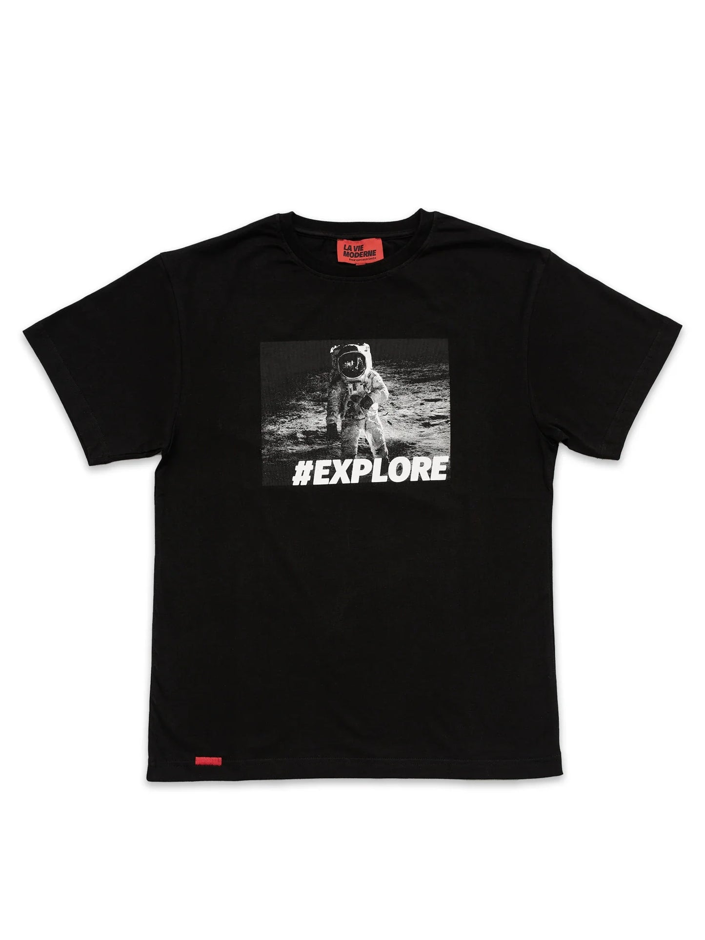 T-shirt Explore - Noir -h
