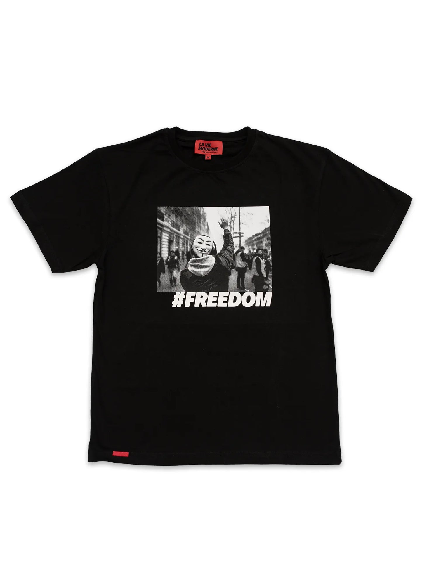 T-shirt Freedom - Noir -h