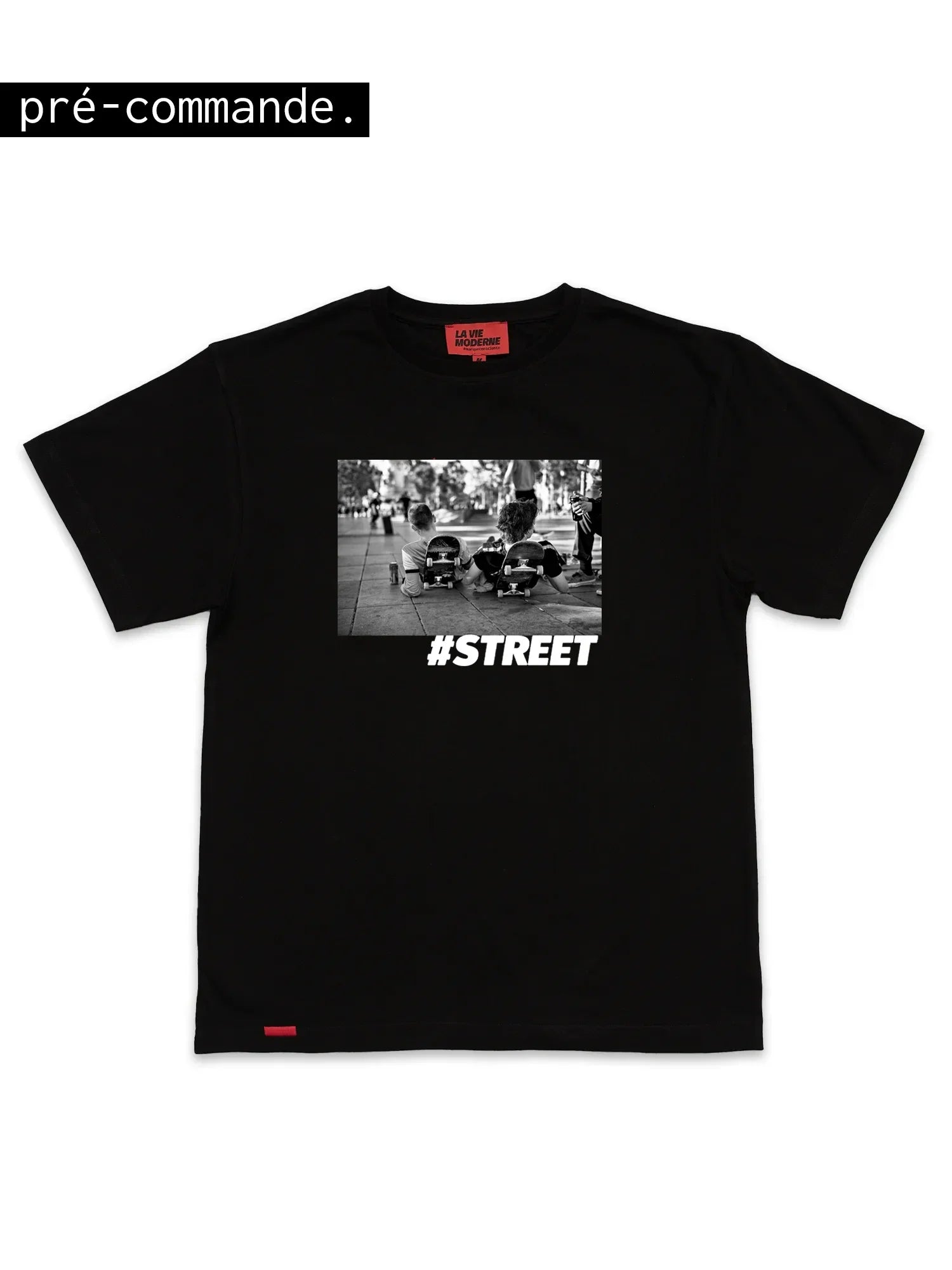 T-shirt Street - Noir -f