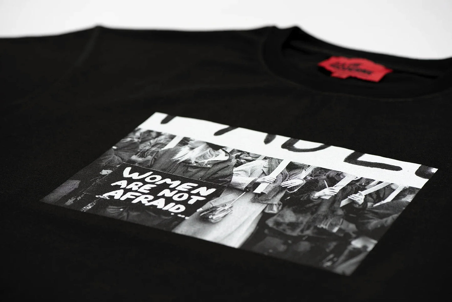T-shirt Not Afraid - Noir -h