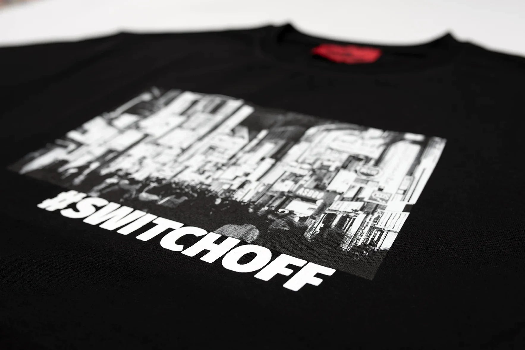 T-shirt Switch Off - Noir -h